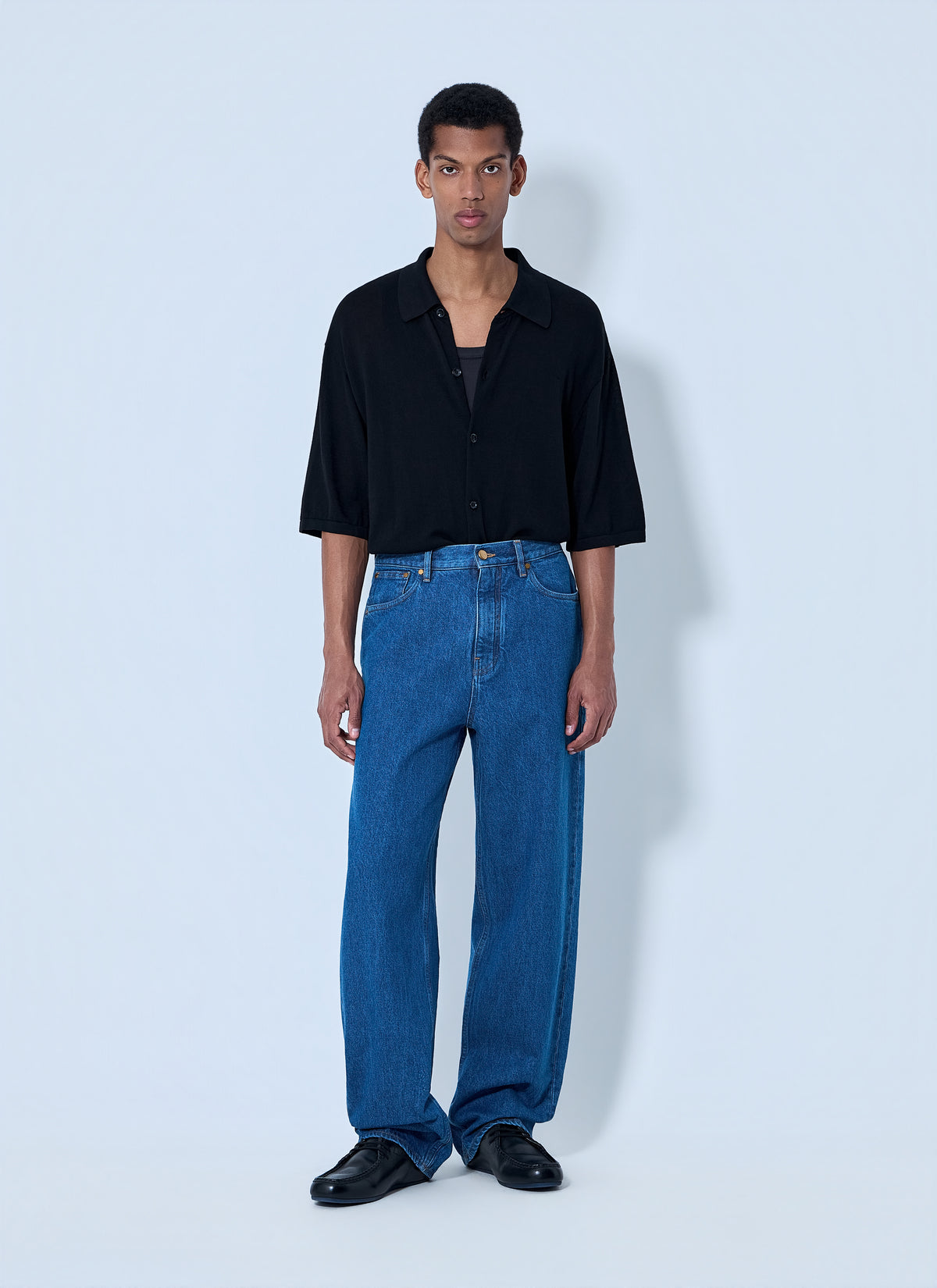 Jil Sander Men Wide-Leg Denim Jeans