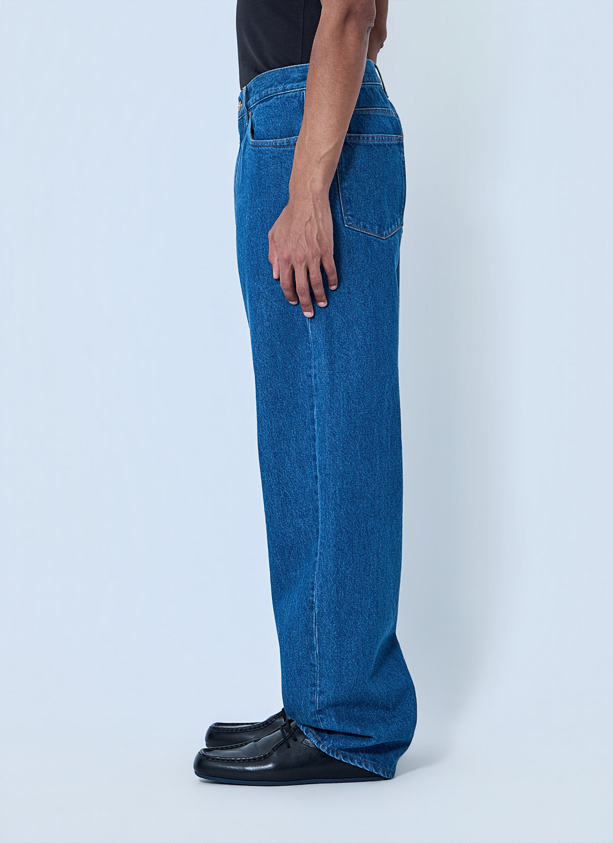 Jil Sander Men Wide-Leg Denim Jeans