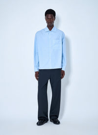 Jil Sander Men Button-Down Cotton Shirt