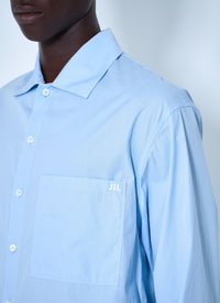 Jil Sander Men Button-Down Cotton Shirt