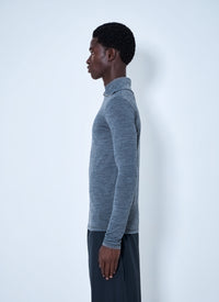 Jil Sander Men Half-Zip Long Sleeve Top