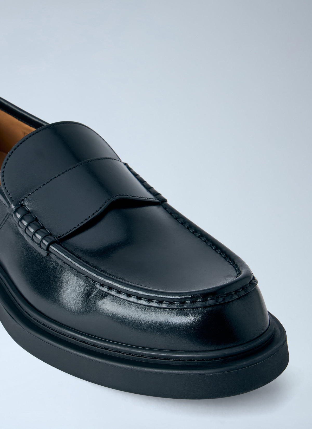 Jil Sander Jil Sander Men Brushed Leather Loafers