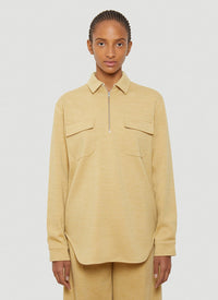 Jil Sander Women Half-Zip Shirt