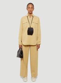 Jil Sander Women Half-Zip Shirt