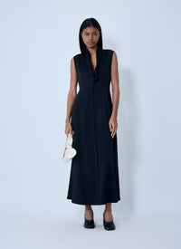 Jil Sander Women V-Neck Midi Dress