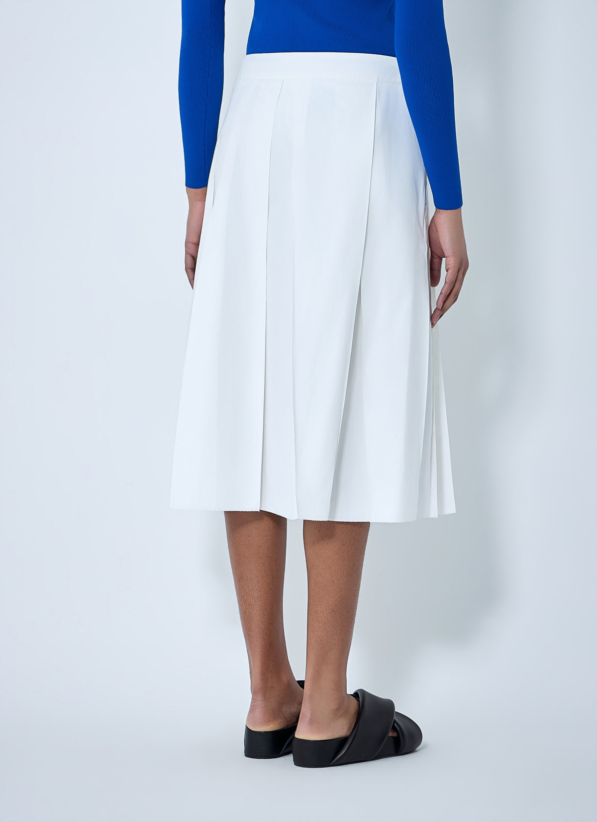 Jil Sander Women Pleated Midi Skirt