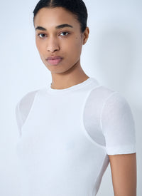 Jil Sander Jil Sander Women Crew Neck Fitted T-Shirt