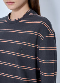 Jil Sander Jil Sander Women Striped Long Sleeve T-Shirt