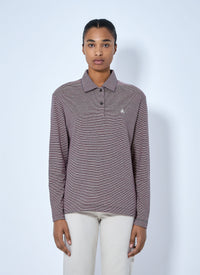 Jil Sander Women Long Sleeve Polo Shirt
