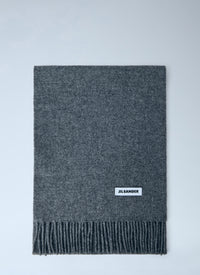 Jil Sander Women Fringed Wool Scarf
