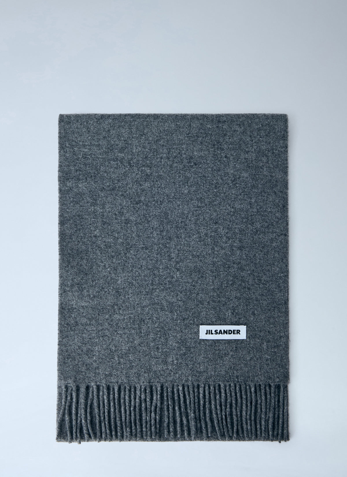 Jil Sander Women Fringed Wool Scarf