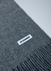 Jil Sander Women Fringed Wool Scarf