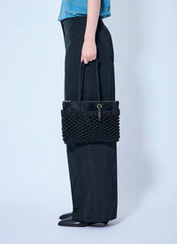 Jil Sander Jil Sander Women Tangle Net  Cord Shoulder Bag