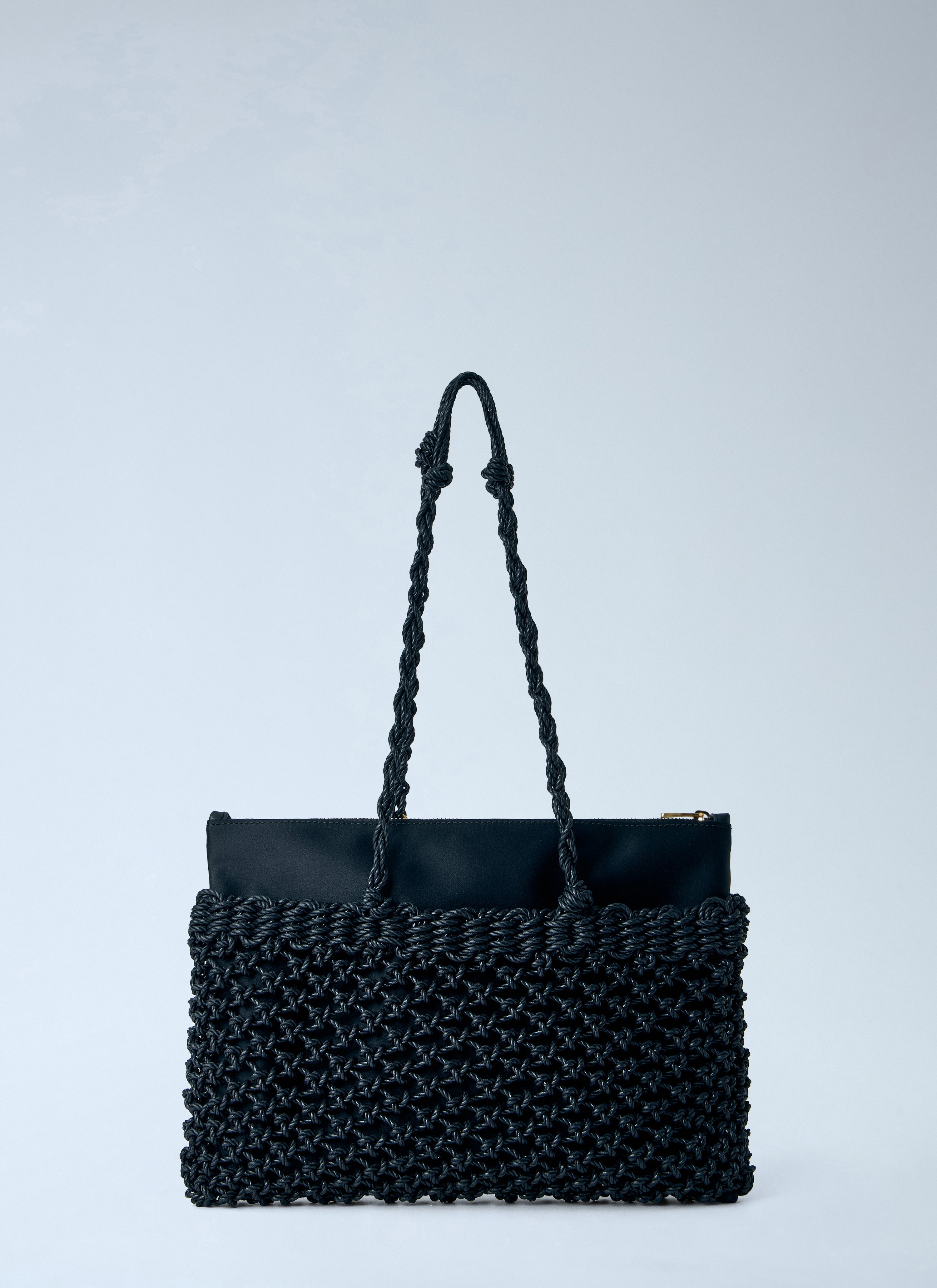Jil Sander Jil Sander Women Tangle Net  Cord Shoulder Bag