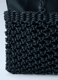 Jil Sander Jil Sander Women Tangle Net  Cord Shoulder Bag