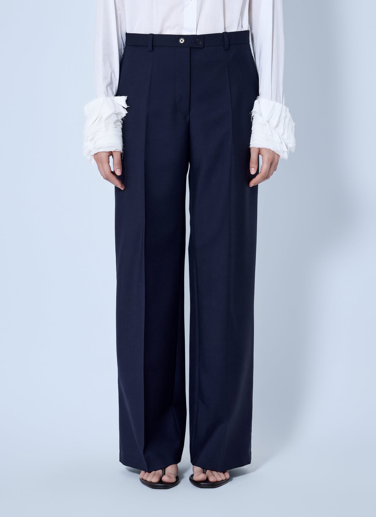 Jil Sander Women Wide-Leg Tailored Trousers