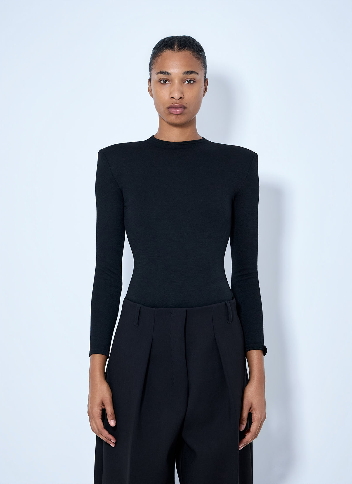 Jil Sander Jil Sander Women Wool Bodysuit With Long Sleeves
