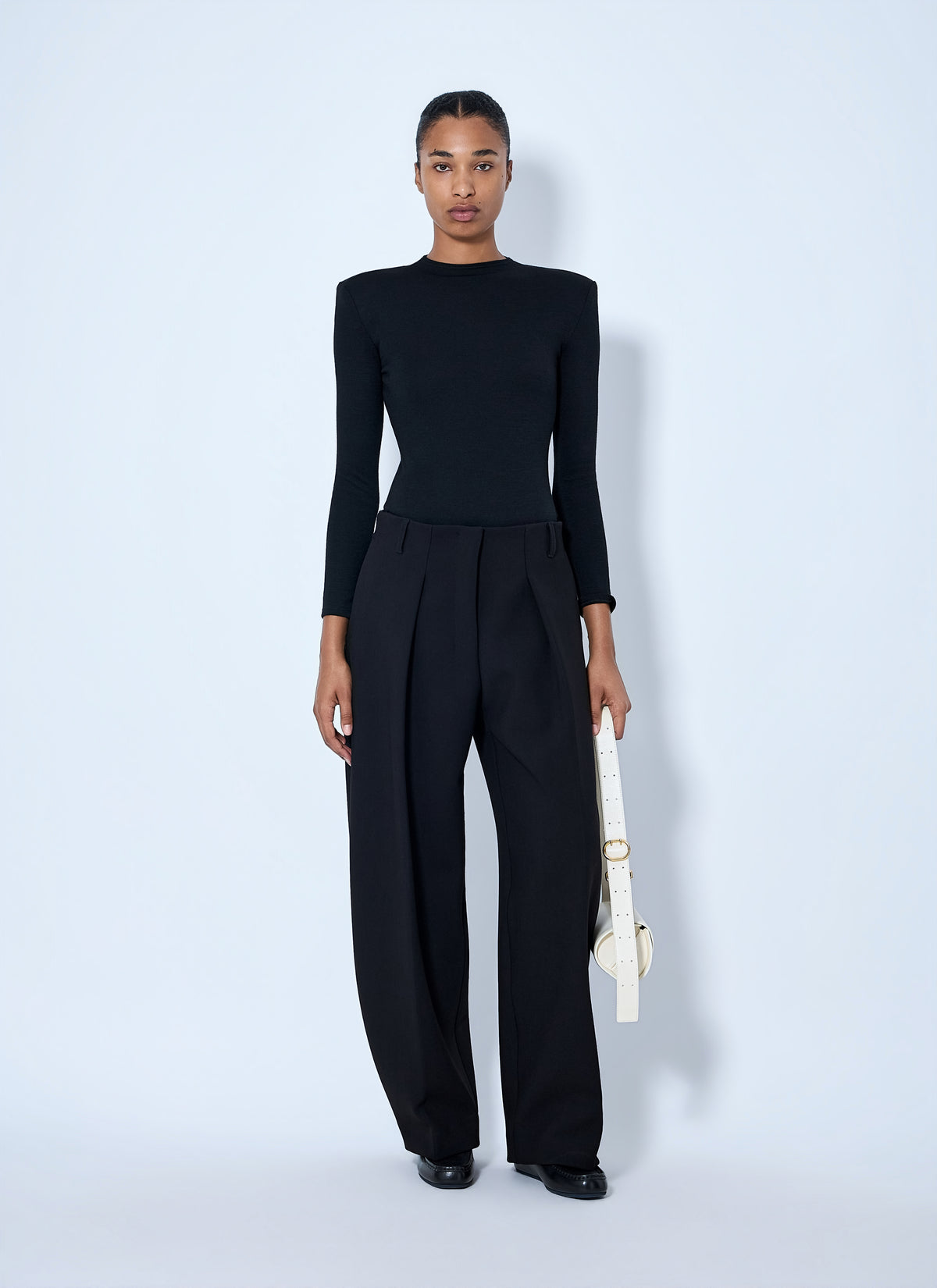 Jil Sander Jil Sander Women Wool Bodysuit With Long Sleeves