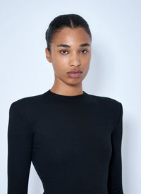 Jil Sander Jil Sander Women Wool Bodysuit With Long Sleeves
