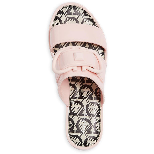 Taryn Womens Embellished Casual Slide Sandals