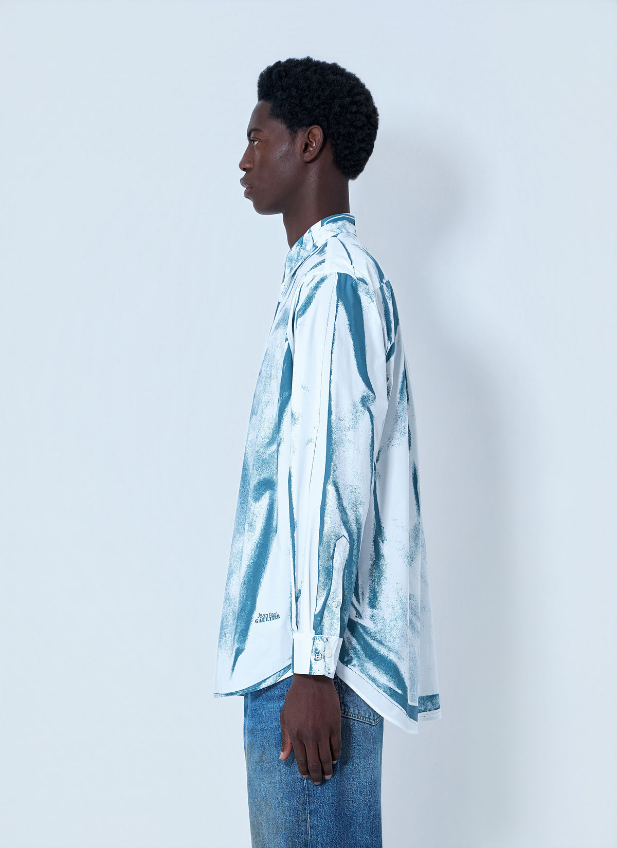 Jean Paul Gaultier Jean Paul Gaultier Men Abstract Print Button-Down Shirt