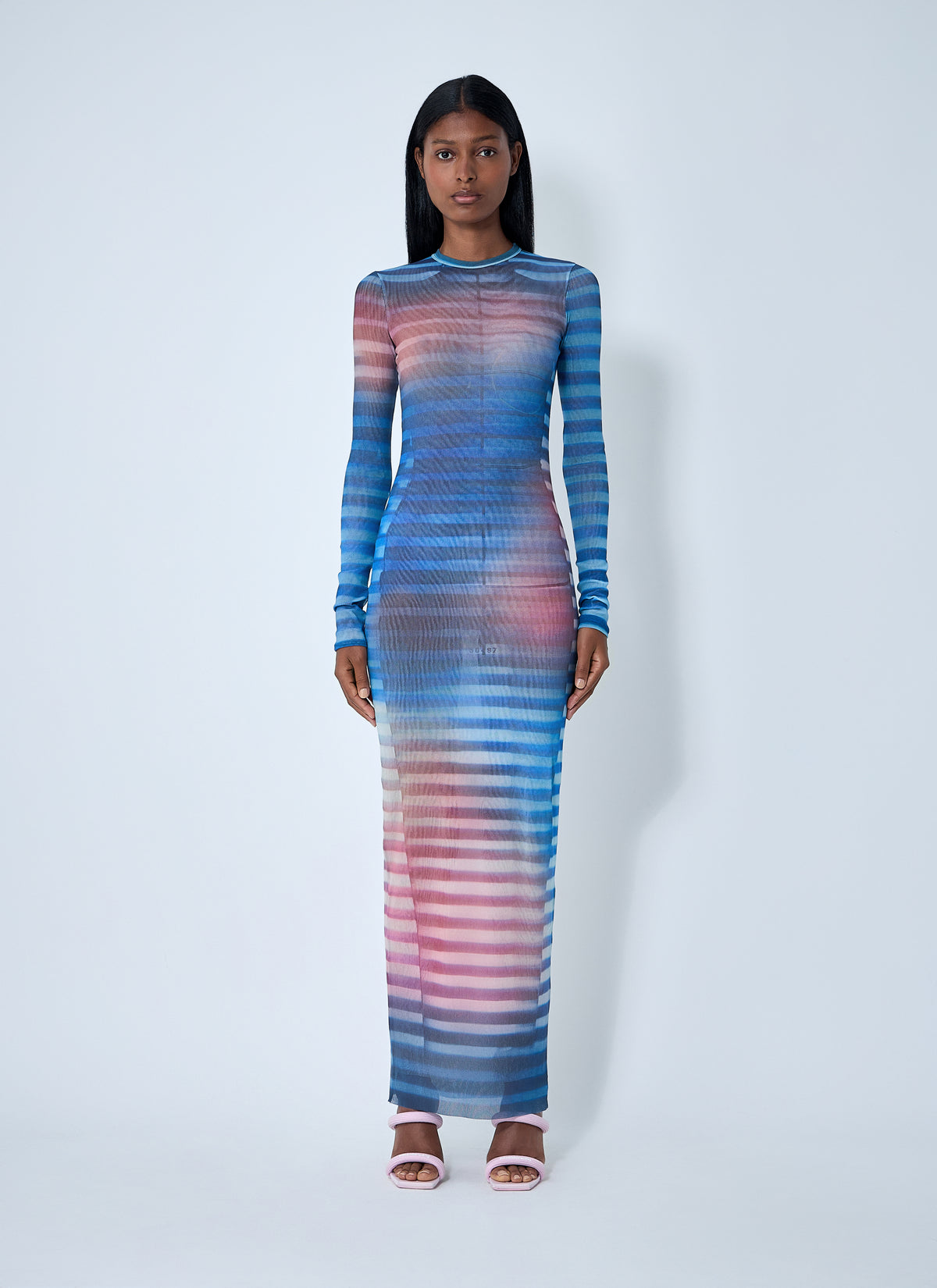 Jean Paul Gaultier Jean Paul Gaultier Women Air Mesh Maxi Dress