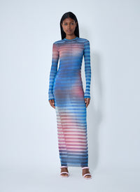 Jean Paul Gaultier Jean Paul Gaultier Women Air Mesh Maxi Dress