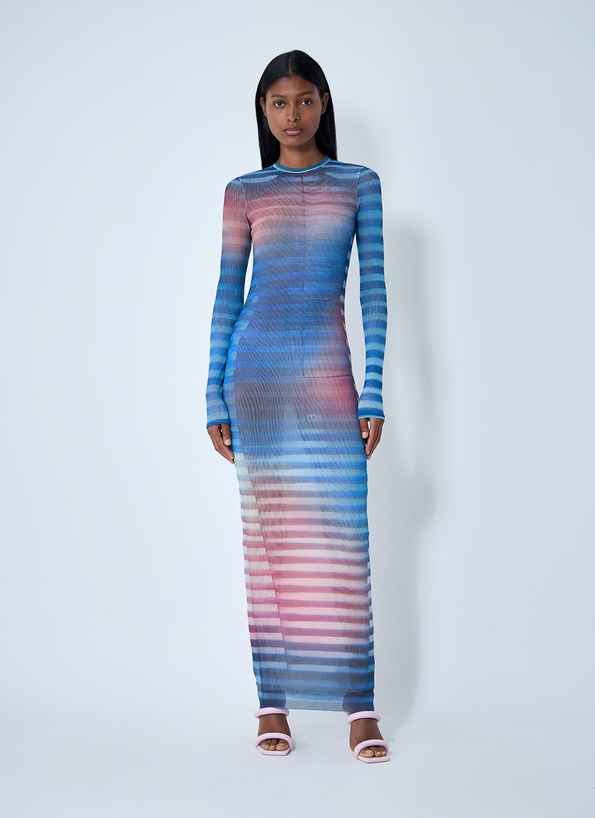 Jean Paul Gaultier Jean Paul Gaultier Women Air Mesh Maxi Dress
