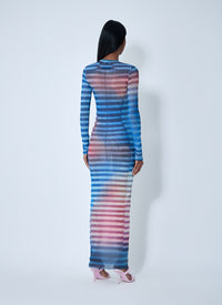 Jean Paul Gaultier Jean Paul Gaultier Women Air Mesh Maxi Dress