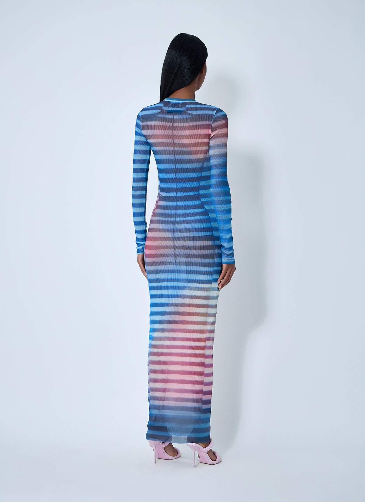 Jean Paul Gaultier Jean Paul Gaultier Women Air Mesh Maxi Dress