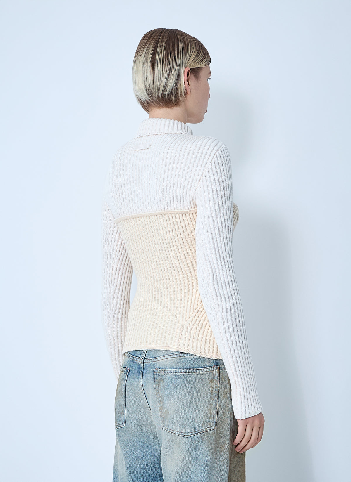 Jean Paul Gaultier Jean Paul Gaultier Women Ribbed Wool Sweater