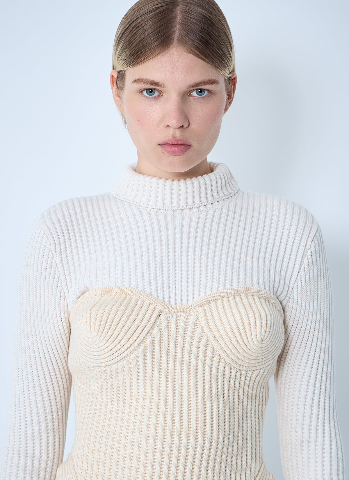 Jean Paul Gaultier Jean Paul Gaultier Women Ribbed Wool Sweater