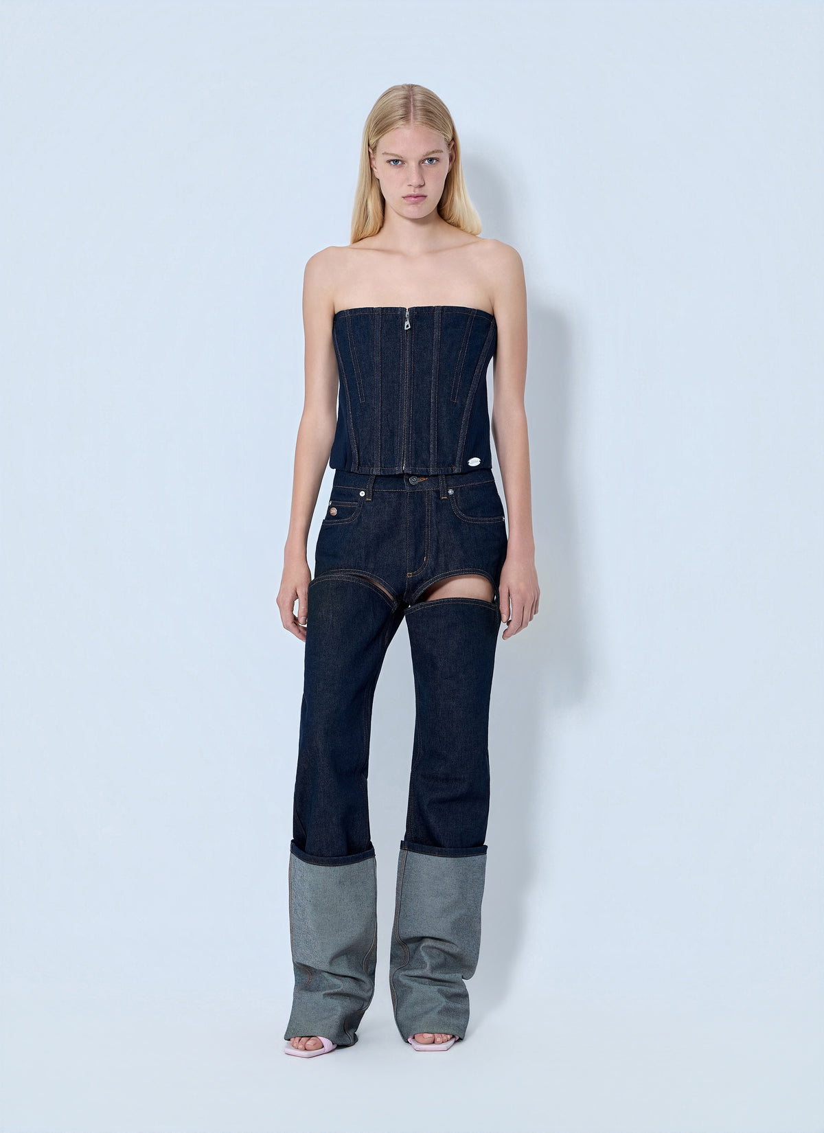 Jean Paul Gaultier Jean Paul Gaultier Women Denim Corset