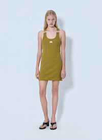 Jean Paul Gaultier Jean Paul Gaultier Women Cotton Ribbed Short Dress