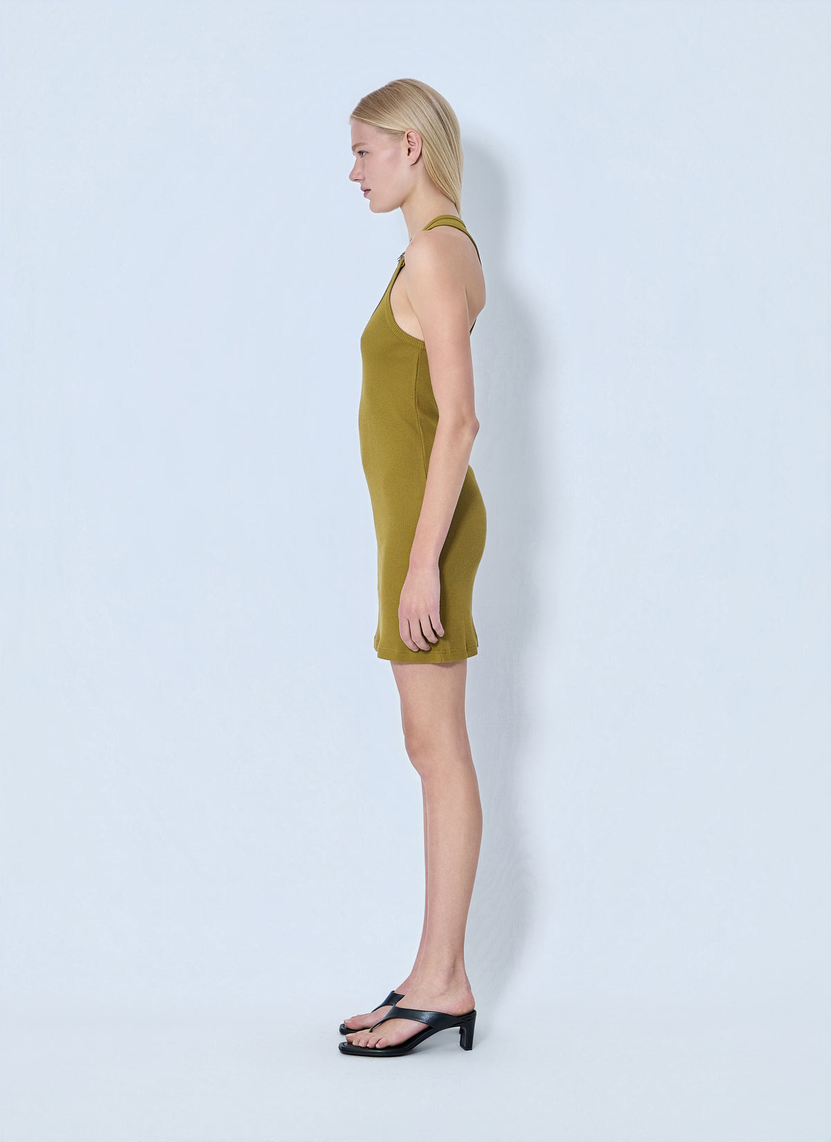 Jean Paul Gaultier Jean Paul Gaultier Women Cotton Ribbed Short Dress