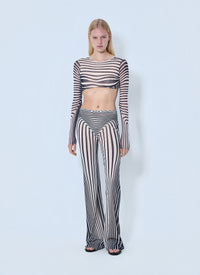 Jean Paul Gaultier Jean Paul Gaultier Women Re-Edition The Body Morphing Crop Top