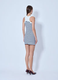 Jean Paul Gaultier Jean Paul Gaultier Women Stretch Cotton Asymetric Short Dress
