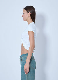 Jean Paul Gaultier Jean Paul Gaultier Women Stretch Viscose Jersey Baby T-Shirt