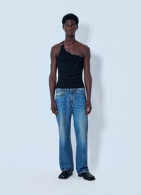 Jean Paul Gaultier Jean Paul Gaultier Women Ribbed Tank Top With Metal Hardware