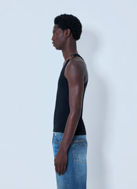Jean Paul Gaultier Jean Paul Gaultier Women Ribbed Tank Top With Metal Hardware