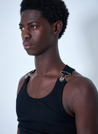 Jean Paul Gaultier Jean Paul Gaultier Women Ribbed Tank Top With Metal Hardware