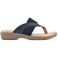Bumble Womens Cushioned Footbed Slip-On Thong Sandals
