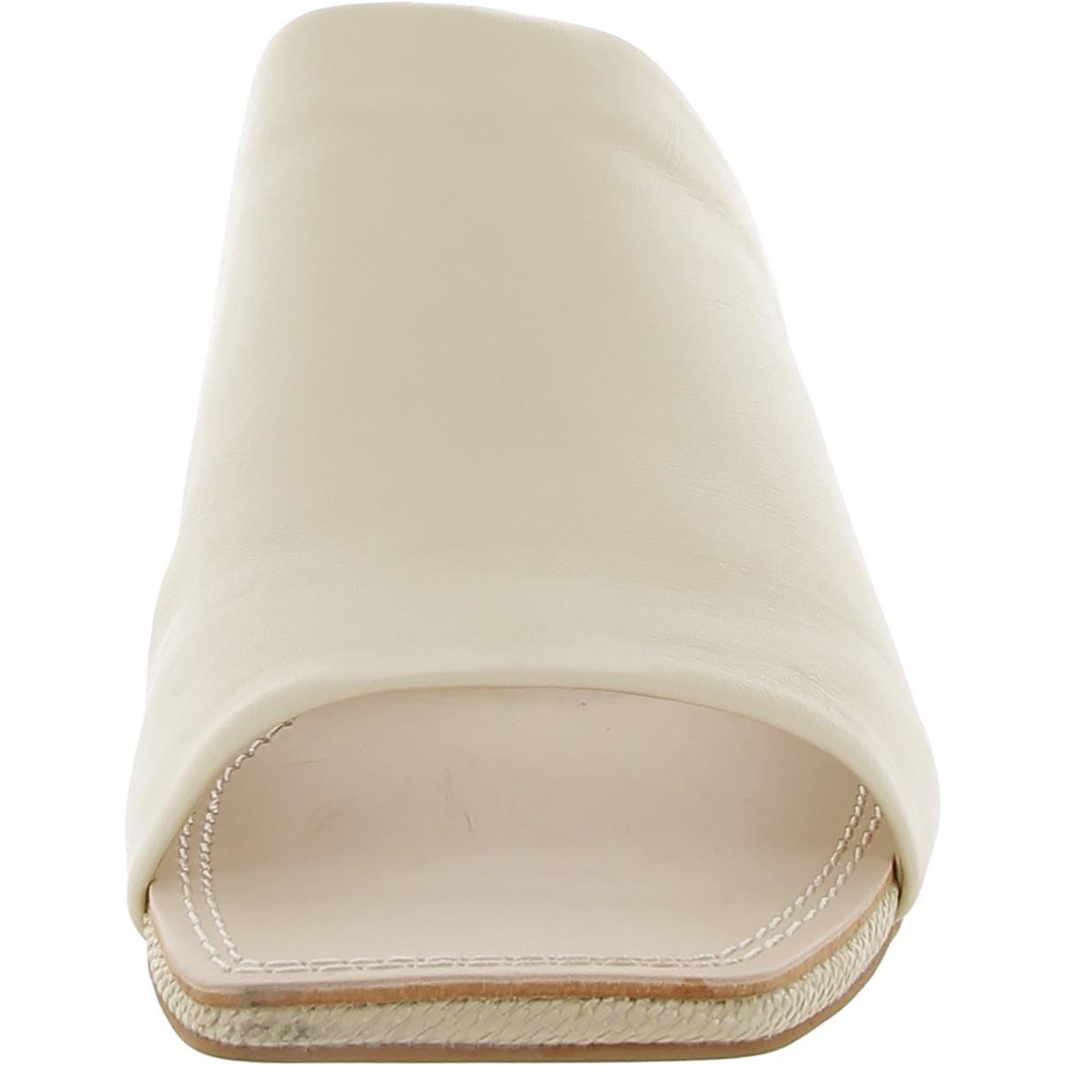 Jolice Womens Leather Slip On Mules