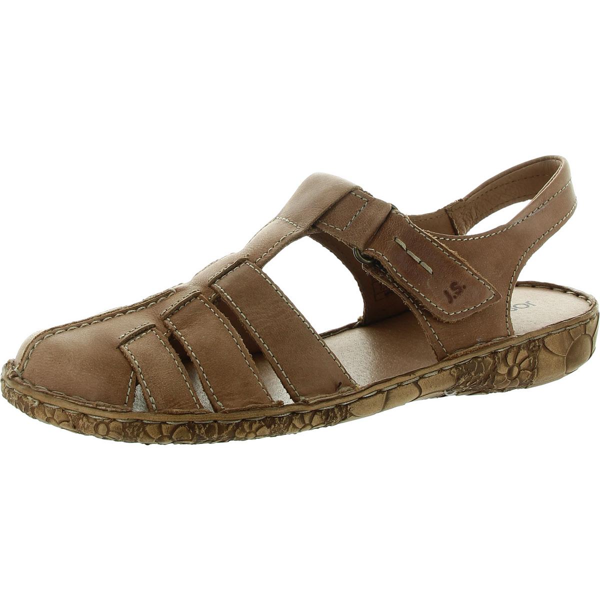 Womens Strappy Leather Fisherman Sandals