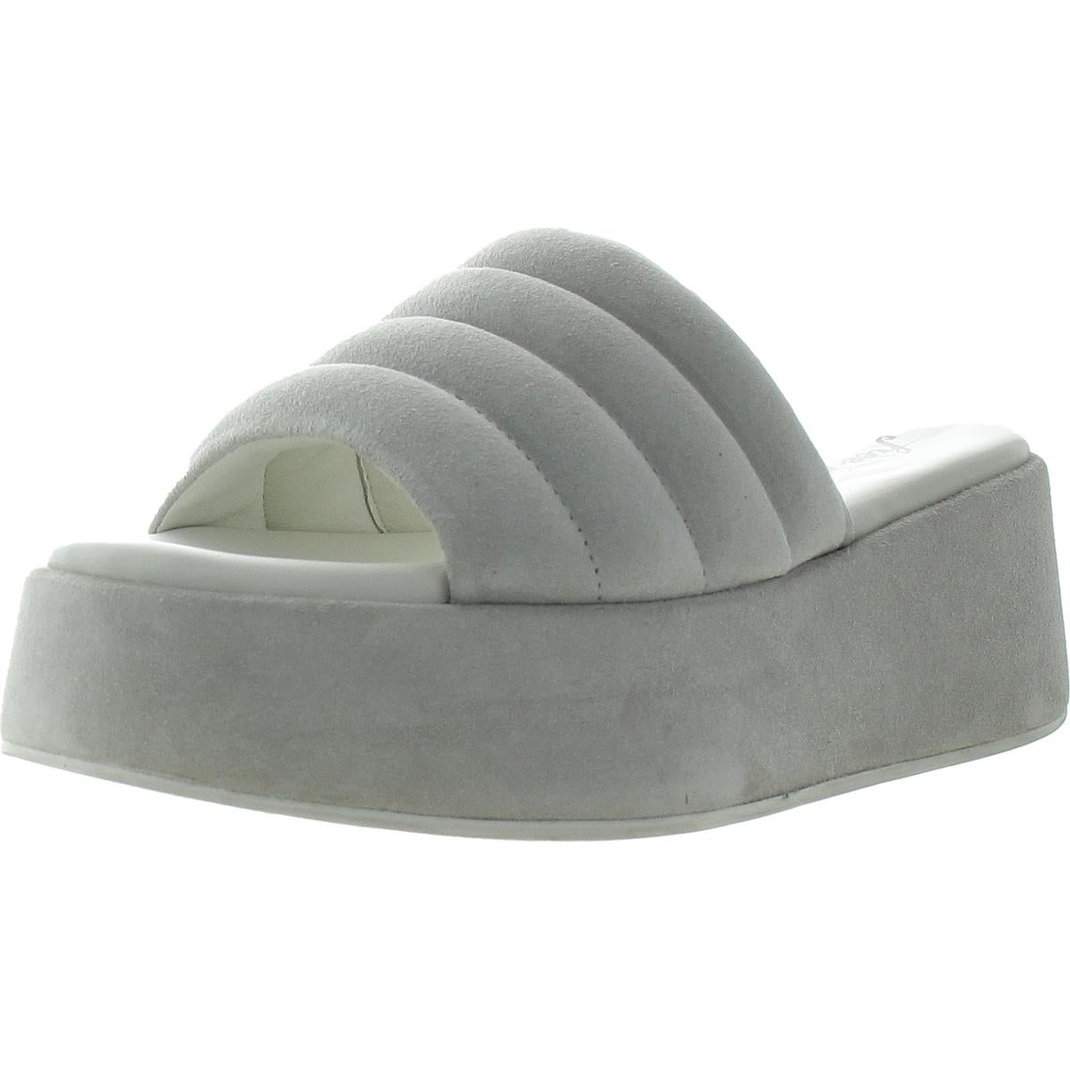 Womens Solid Platform Sandals