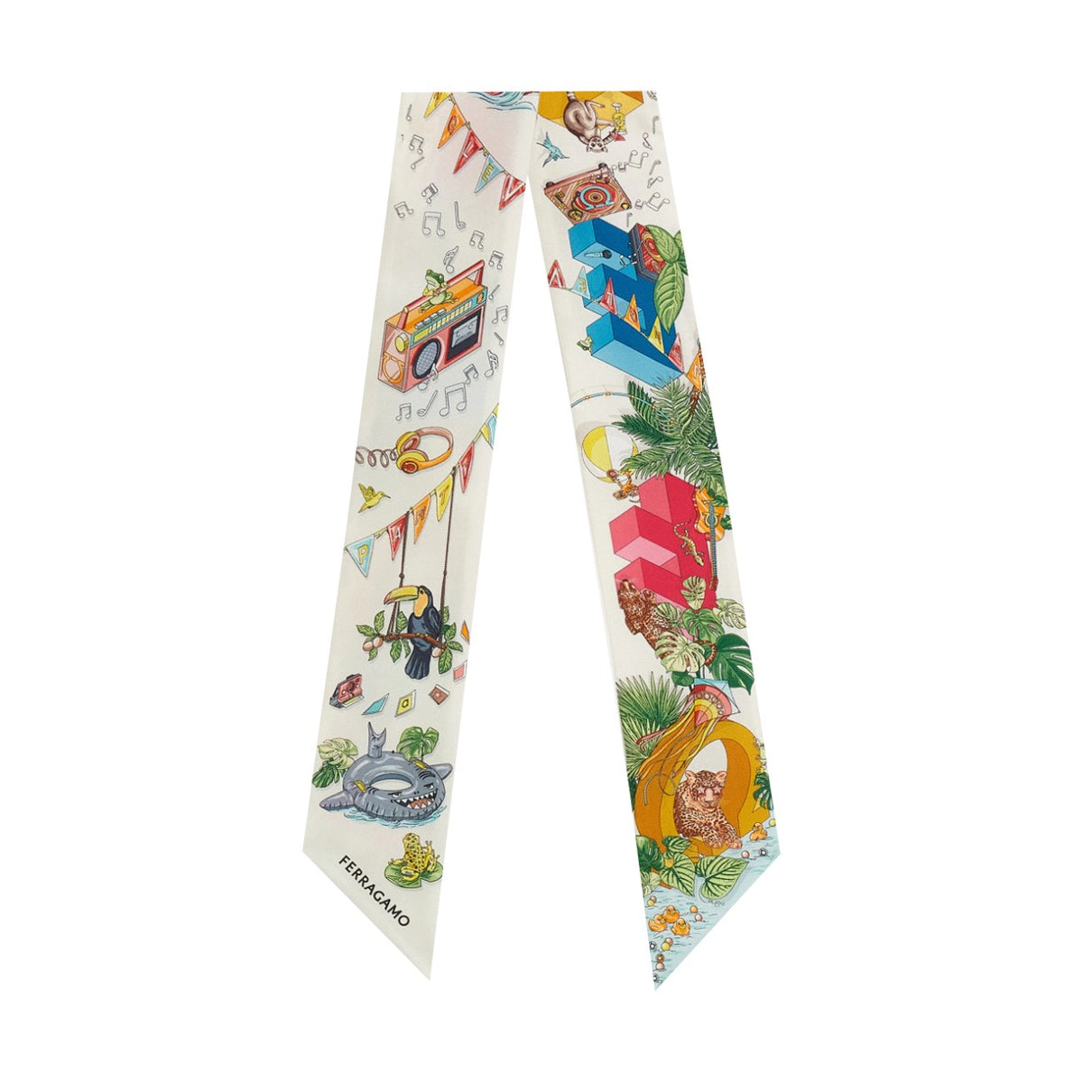 Ferragamo Ferragamo Women Jungle Party Print Mini Bandeau