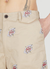 Junya Watanabe Junya Watanabe Men Roy Lichtenstein Shorts