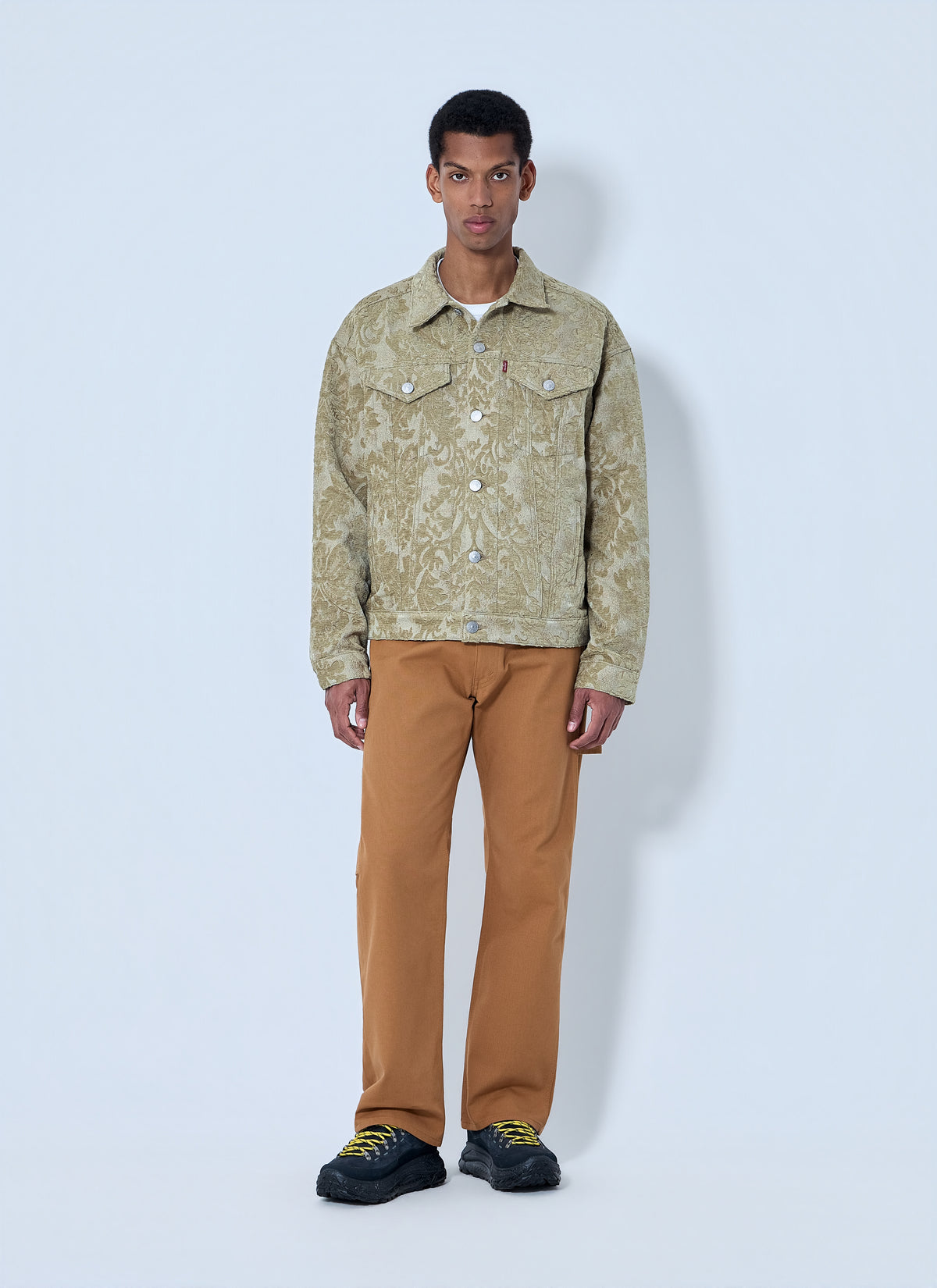 Junya Watanabe Men Patterned Denim Jacket