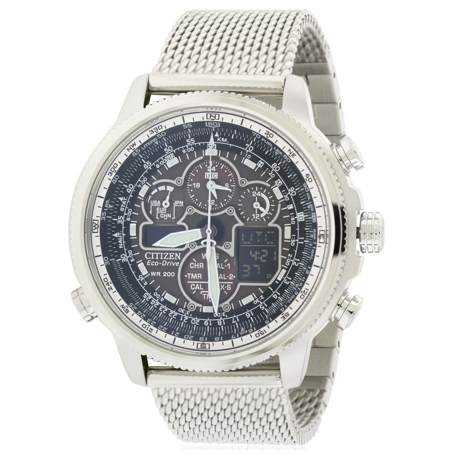 Citizen Citizen Men's Promaster Navihawk A-T Black Dial Watch - JY8030-83E