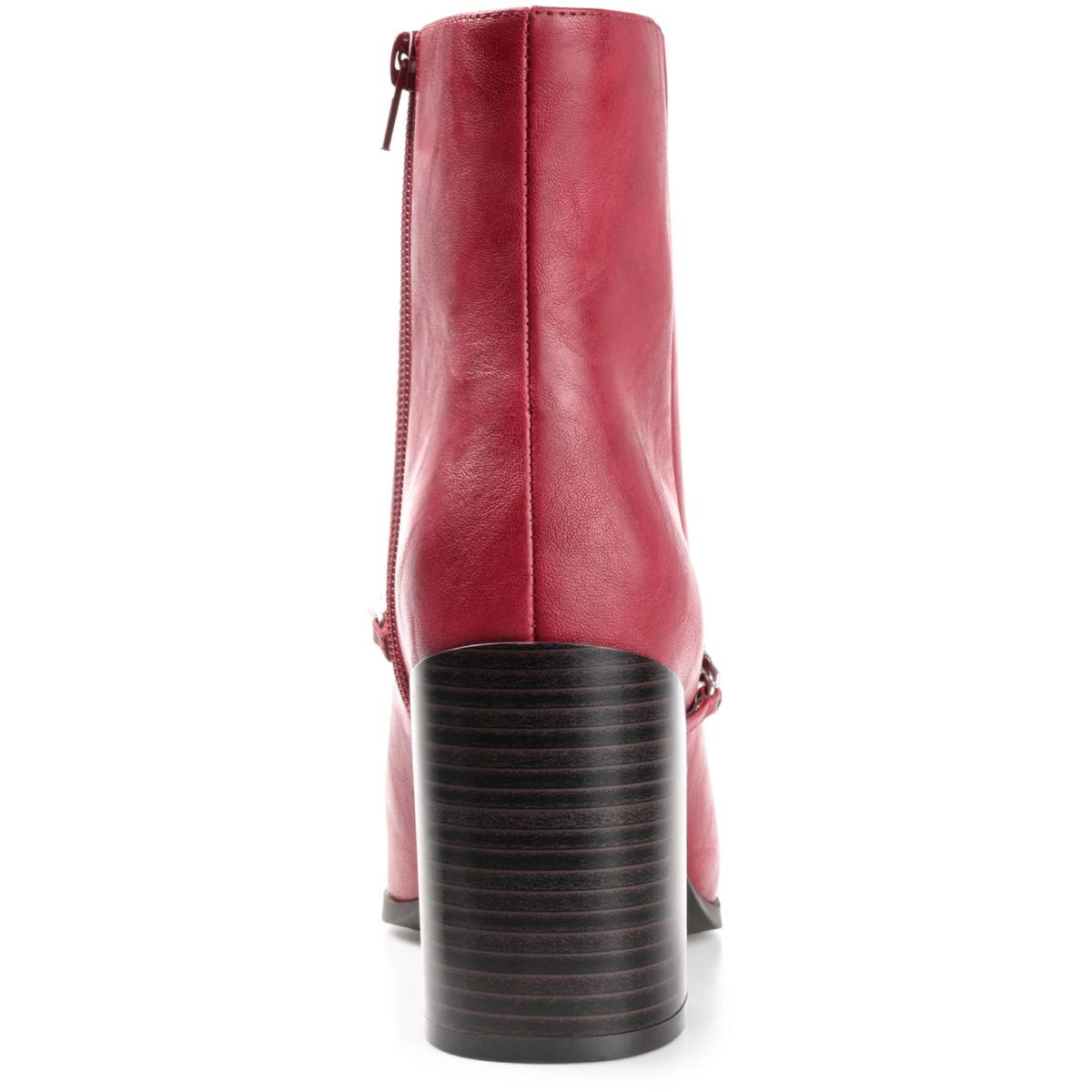 Monicco Womens Chain Ankle Boots
